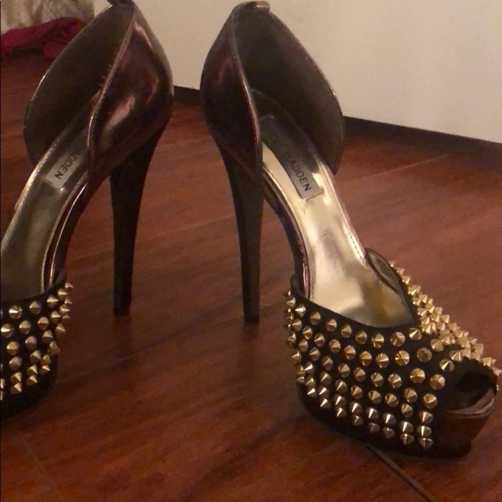 Steve Madden studded heels
